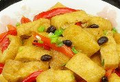 豆豉焖油豆腐