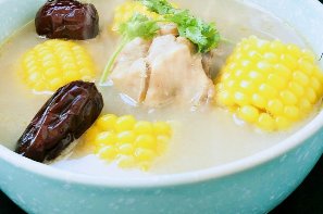 玉米鸡汤