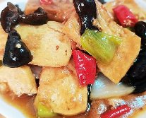 三鲜煎豆腐