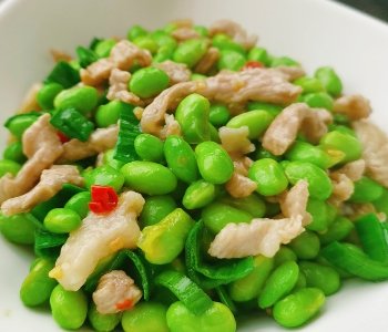 小炒毛豆